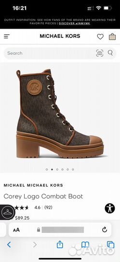 Michael kors ботинки, ботильоны, туфли