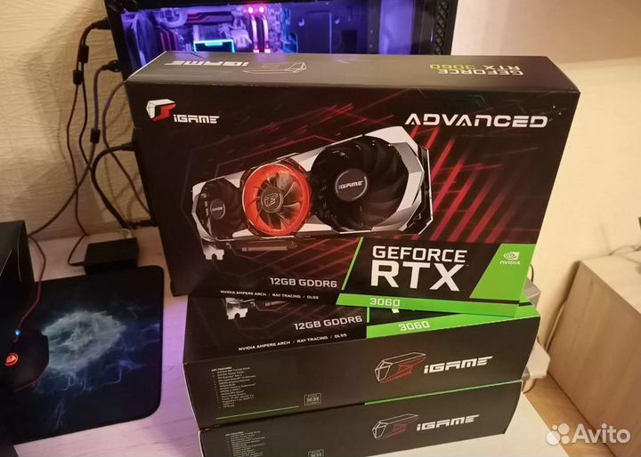Новая видеокарта iGame RTX 3060 Advanced OC