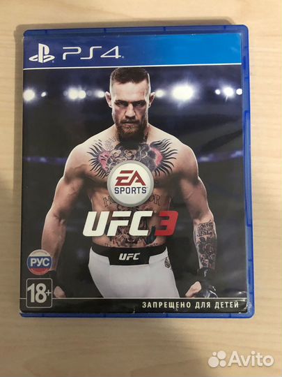 Диск на ps4 ufc 3