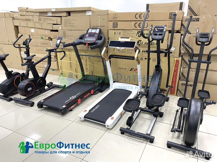 Беговые дорожки, эллиптические тренажеры для дома