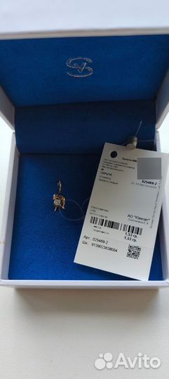 Золотые серьги Sokolov