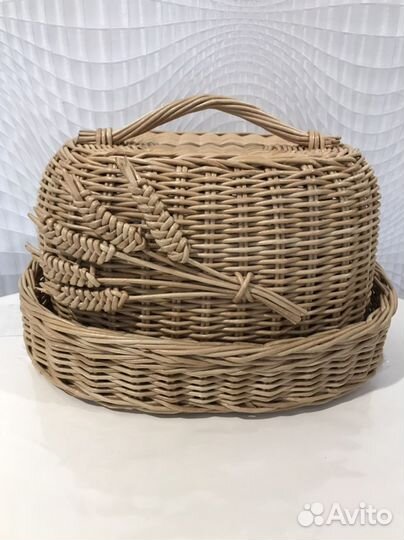 Хлебница плетеная