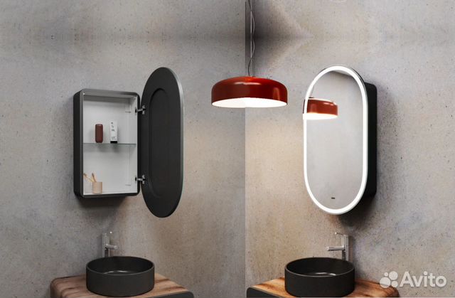 Зеркальный шкаф в ванную