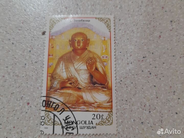 Марка, Монголия-1988 г