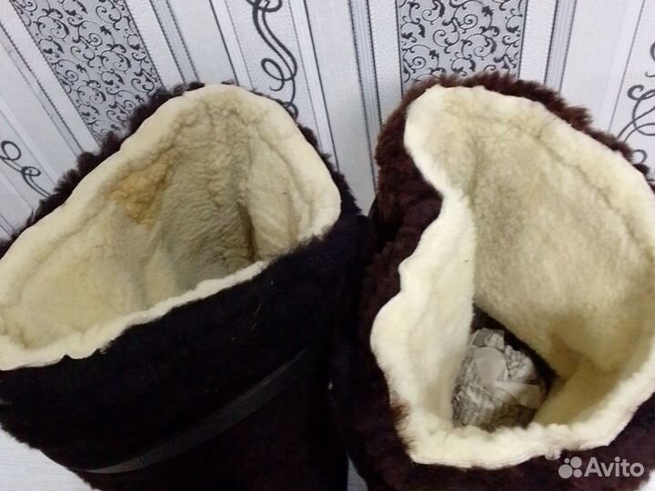 Сапоги кожаные новые зимние Бронь Унты новые