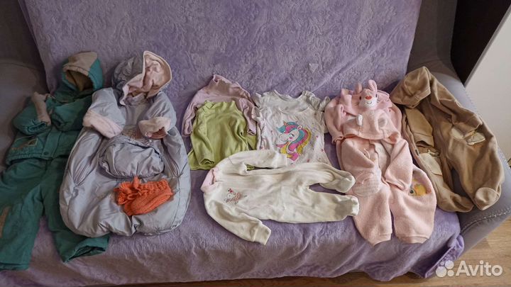 Пакет одежды на девочку 64-80