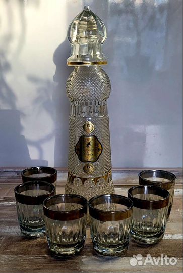 Графин и стопки, цена за все