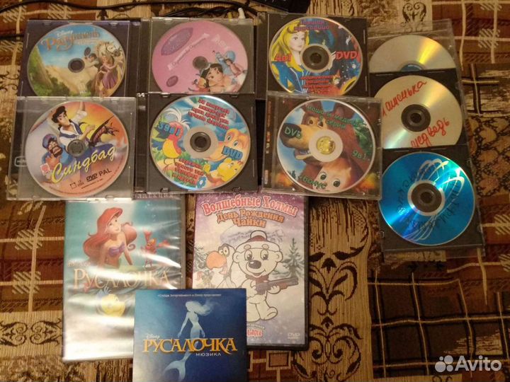 Dvd диски с мультфильмами для девочек