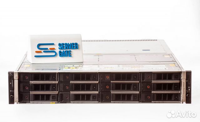 Сервер Dell R740xd2 24LFF 2xGold 6126 384GB