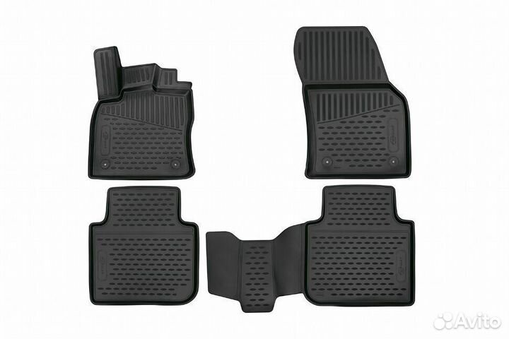 Коврики в салон mitsubishi Lancer X 03/2007, 4 шт