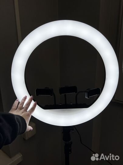 Кольцевая лампа 54 см профессиональная, гарантия