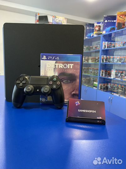 Sony PlayStation 4 slim 500gb+Много игр+гарантия