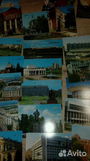 Открытки с видами Перми 1988 год