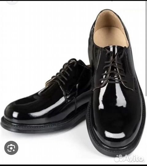 Туфли офицерские лакированные