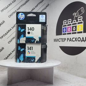 Картридж HP 140 black / HP 141 tri color