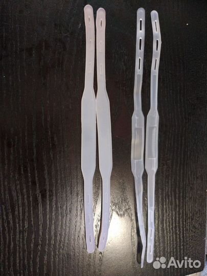 Силиконовые штрипки на обувь новые