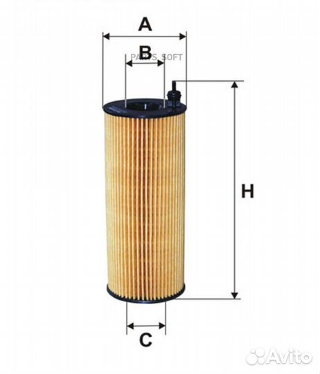 Filtron OE672/2 Фильтр масляный BMW