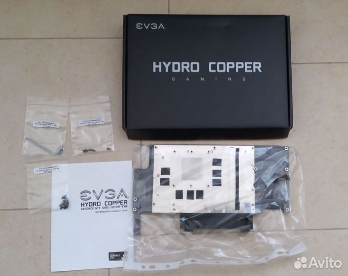 Водоблок видеокарты evga 1080 / 1070 FTW