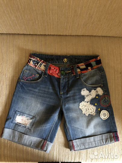 Джинсовые шорты Desigual для девочки