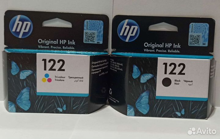 Картриджи струйные HP 122 оригинальные