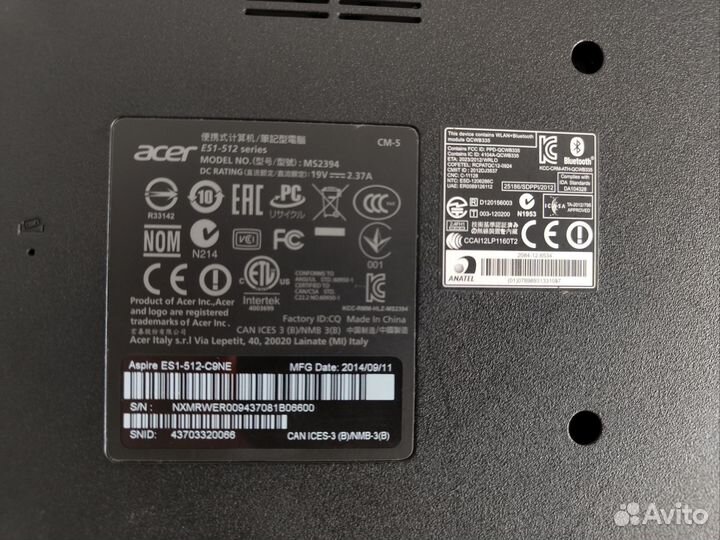 Ноутбук acer aspire