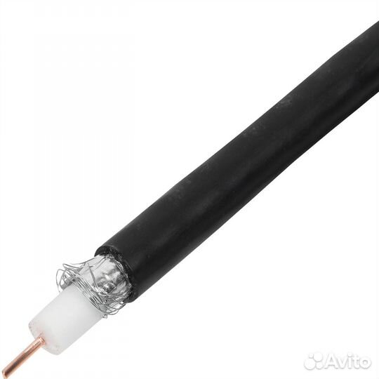 Кабель телевизионный Electraline внешний, медь, цв