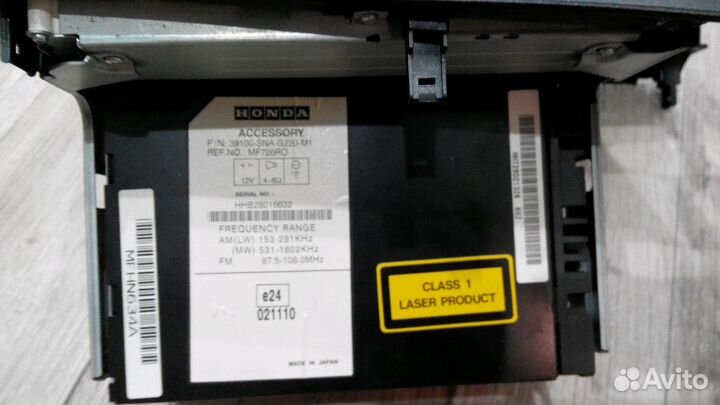 Головное устройство Honda Civic 4d