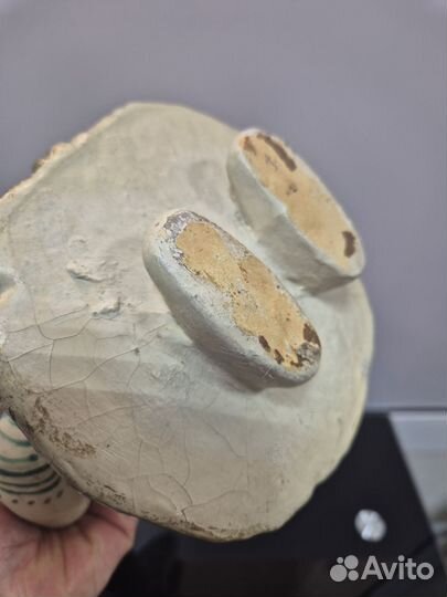 Антикварный дед мороз, 27 см. Прессопилки