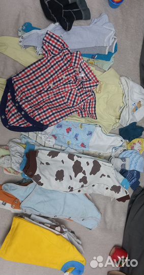 Детская одежда для мальчиков пакетом 62 68
