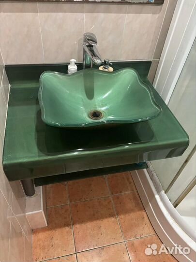 Душевая кабина 80х80 бу раковина зеркало