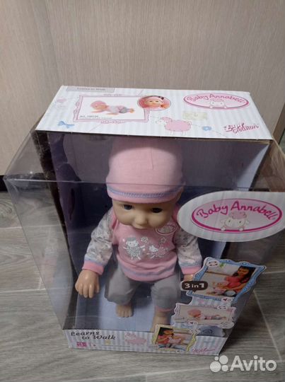 Baby annabell оригинальная ходит ползает