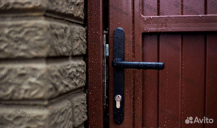 Ворота откатные из профлиста