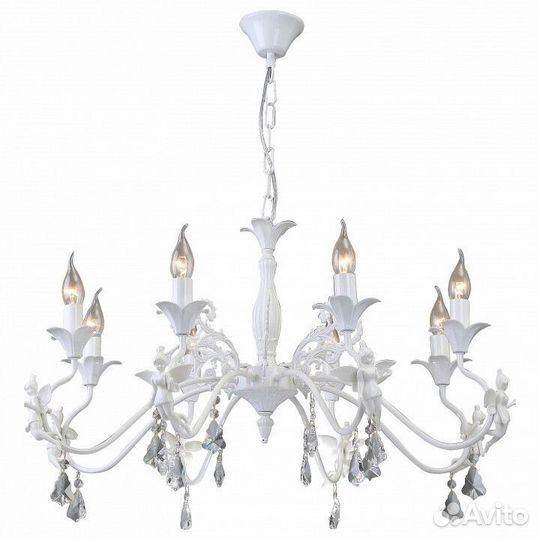 Подвесная люстра Arte Lamp Angelina A5349LM-8WH