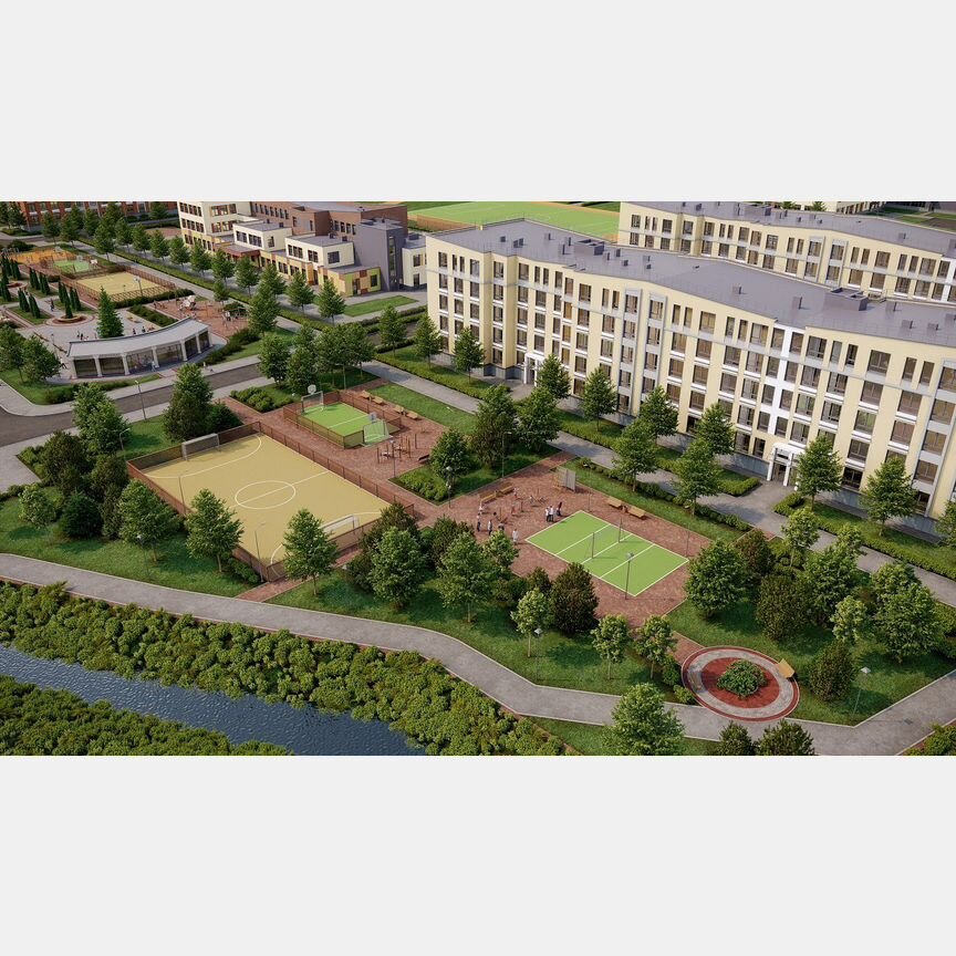 1-к. квартира, 38,9 м², 2/5 эт.