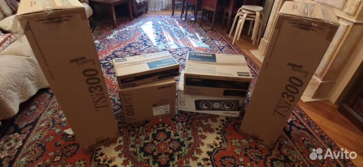 Аудиосистема yamaha, polk audio