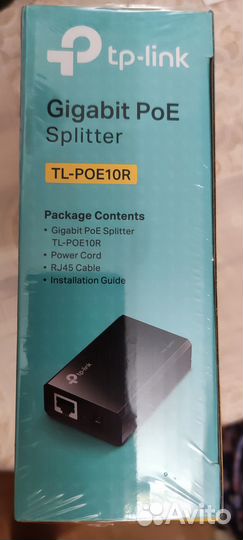 Адаптер TP-Link TL-POE10R PoE Splitter ieee 802.3a