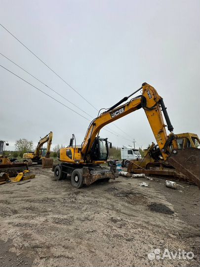 Колёсный экскаватор JCB JS 160W, 2012