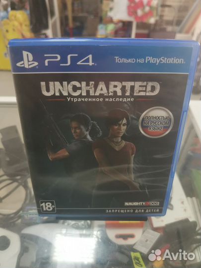 Диск Uncharted утраченное наследие ps4/5