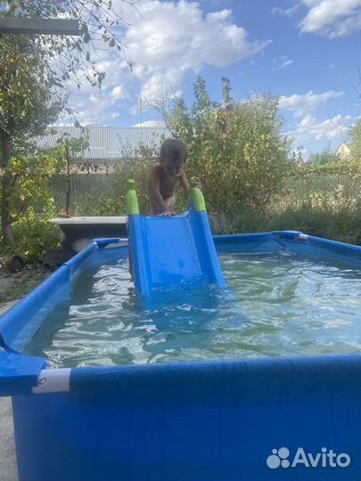 Каркасный бассейн прямоугольный бу