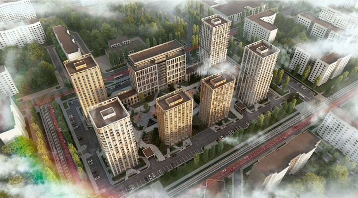 2-к. квартира, 45,7 м², 9/18 эт.