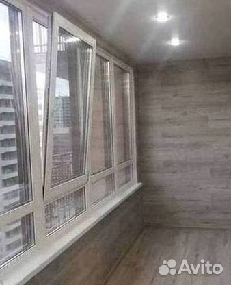 Пластиковый балкон с установкой