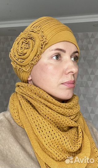 Шапка + косынка Жанна Комова