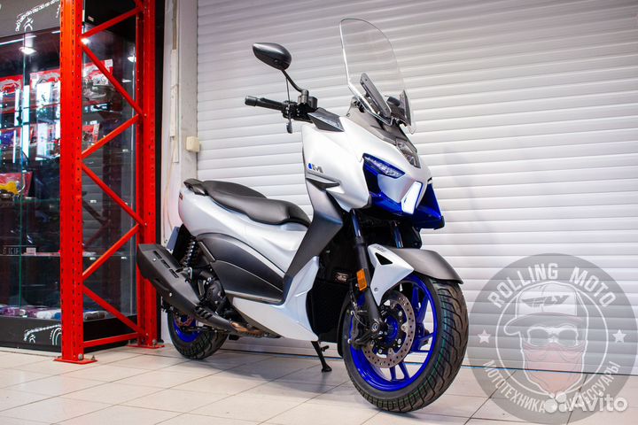 Макси-скутер Zontes ZT350-M white-blue новый