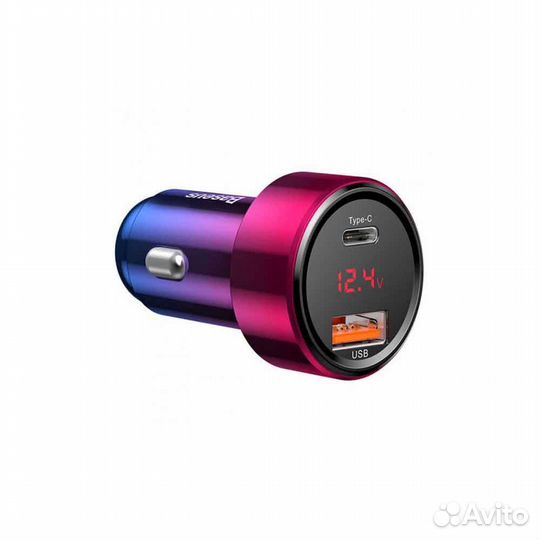 Bazeus быстрая Автомобильная зарядка USB C