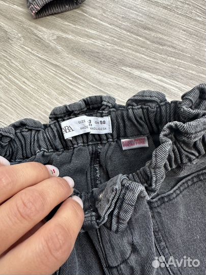 Джинсы zara для девочки