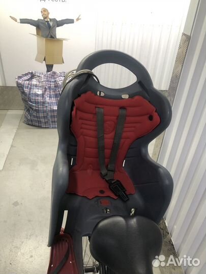 Детское велокресло на багажник