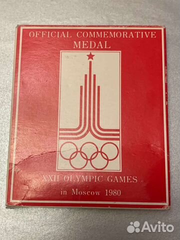 Настольная медаль.Олимпиада 80.Япония