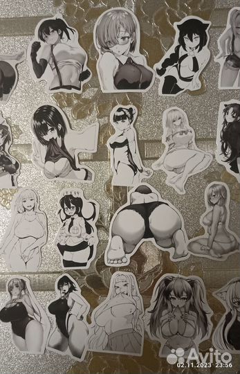 Продаю набор наклеек аниме №3