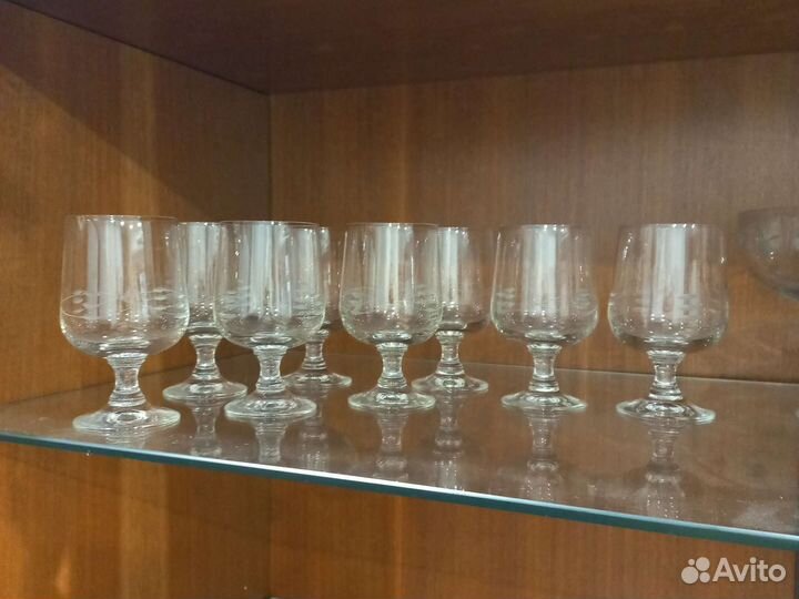 Рюмки, фужеры, бокалы, стаканы СССР