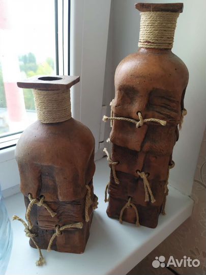 Две декоративные вазочки ручной работы